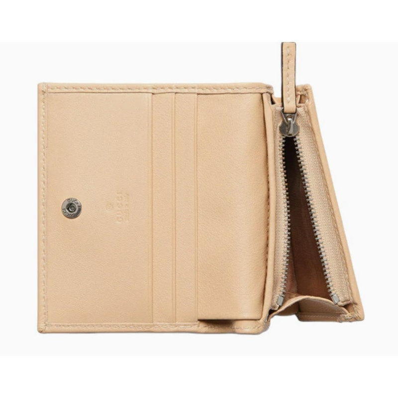 Gucci GG Marmont Card Case Wallet 'Light Beige NWB