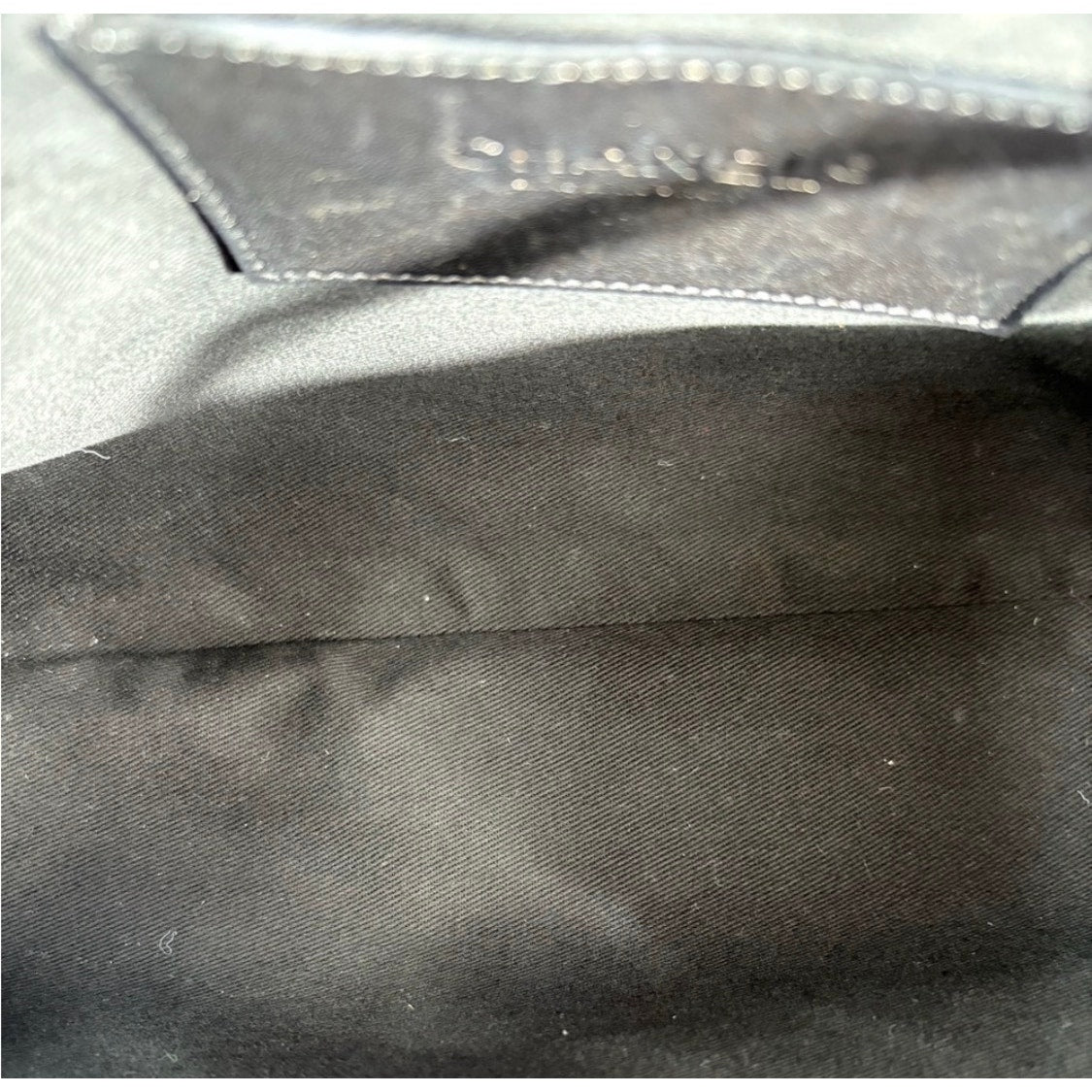 Chanel Black Quilted Patent Leather XL Just Mademoiselle Pristine