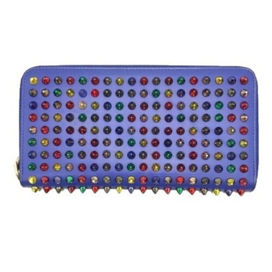 Christian Louboutin Panettone Purple Wallet EUC