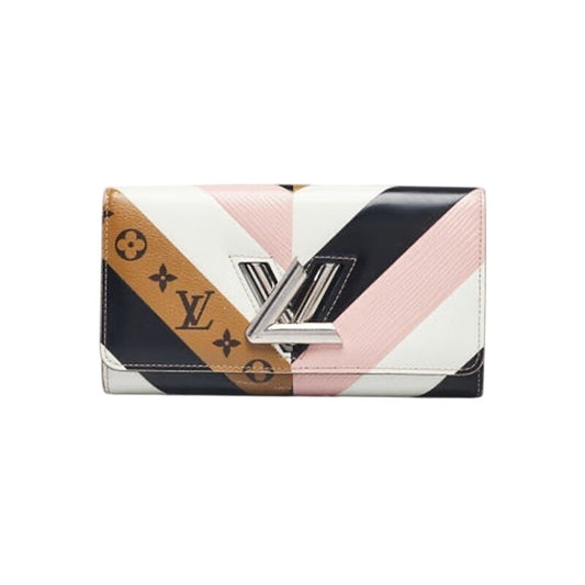 Louis Vuitton Limited Edition Rose Ballerine Epi Reverse Monogram Twist Wallet W Box