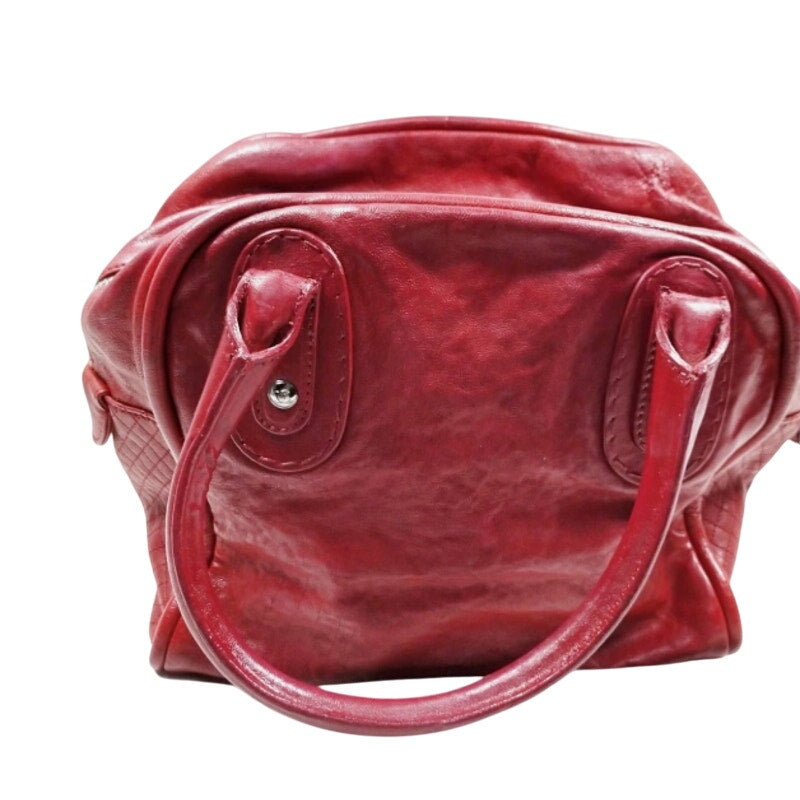 CHANEL 31 Rue Cambon Red Leather Handbag EUC