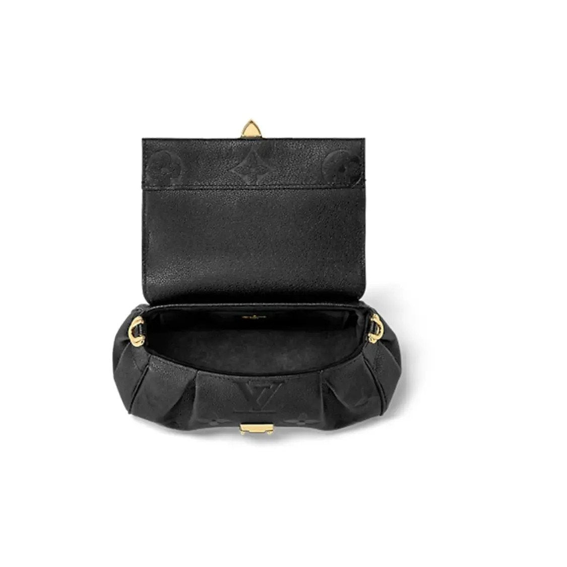 lillyscloset777 Louis Vuitton Favorite Black Empreinte Leather Used Once Full Inclusion