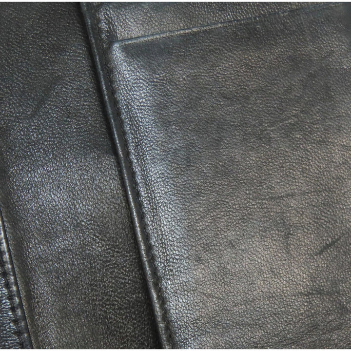 CHANEL Card Case COCO Mark Grained Calfskin Skin PRISTINE