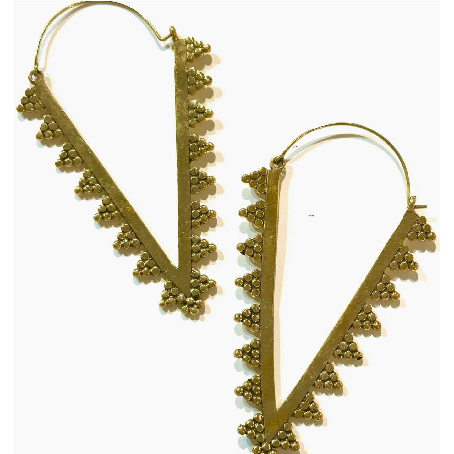 Selena Brass Earring