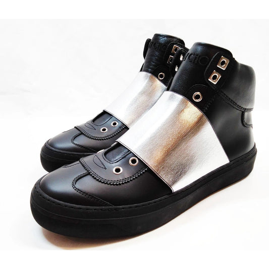 Jimmy Choo Sneakers Men Black Leather (calf) PRISTINE $1150 MSRP