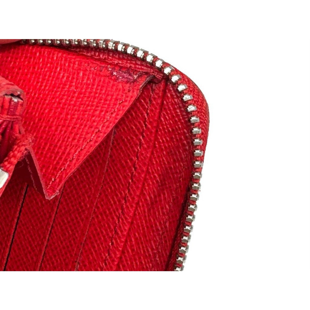 Louis Vuitton Blue & Red Epi Wallet Silver Hardware EUC