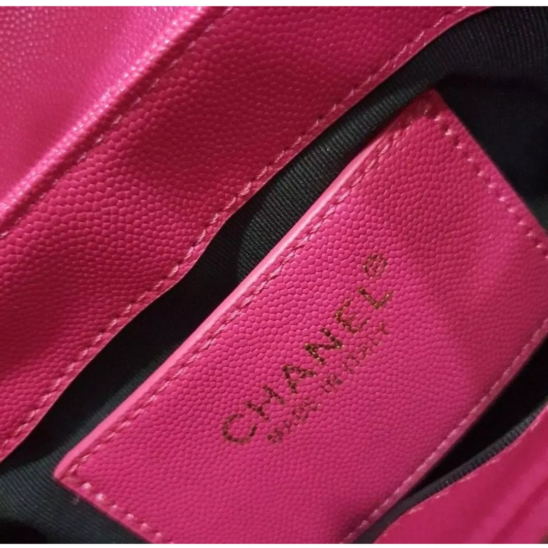 Chanel Beaute NEW Makeup Crossbody Pink DOUBLE CC W/ Box