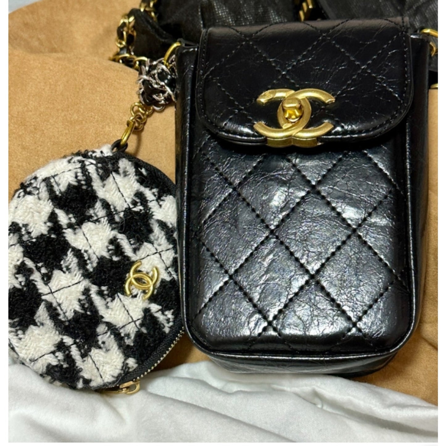 Chanel Beauty Makeup GWP 2piece Crossbody NWB