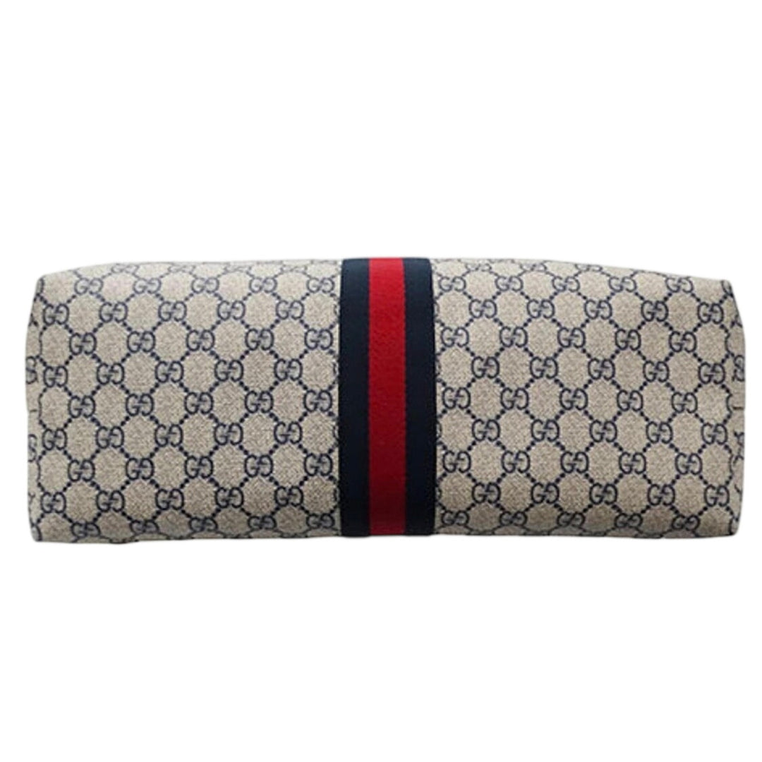 GUCCI Ophidia Gg Supreme Canvas Tote Bag Navy