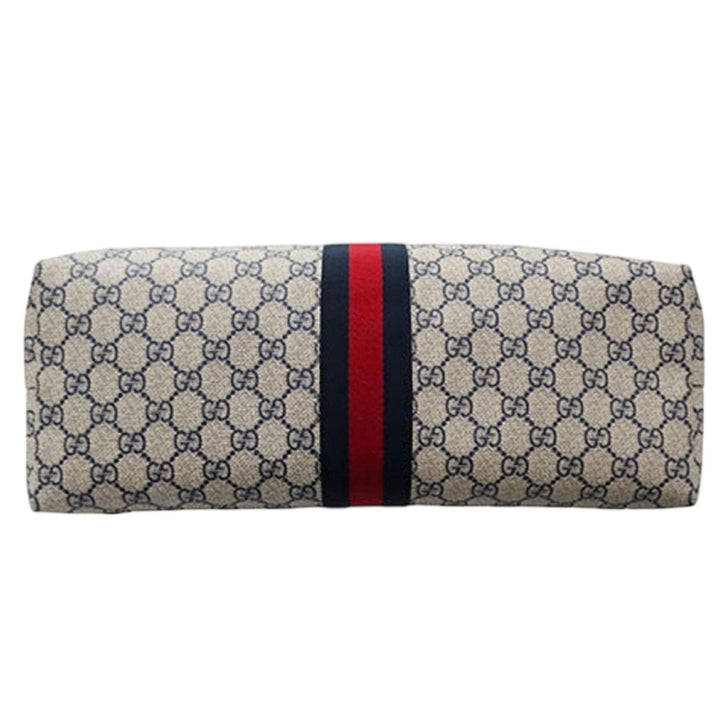 GUCCI Ophidia Gg Supreme Canvas Tote Bag Navy