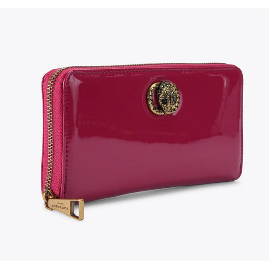 Kurt Geiger London Chelsea Zip Around Wallet NWB Fuchsia