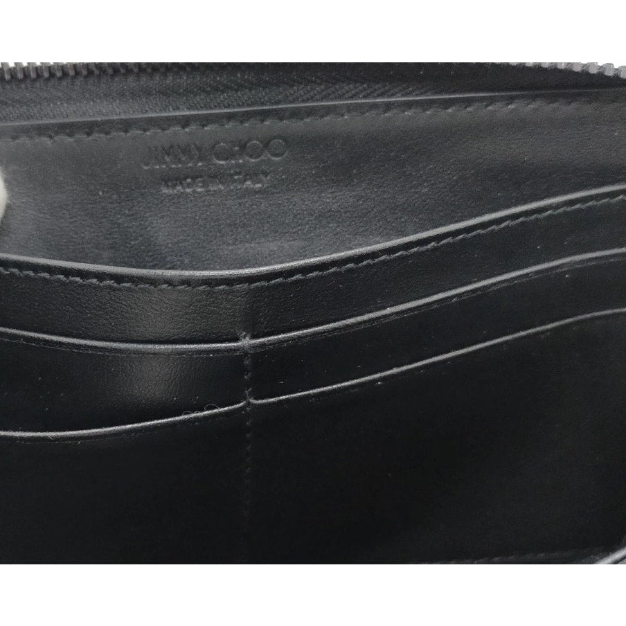 Jimmy Choo Yellow Zip Around Wallet