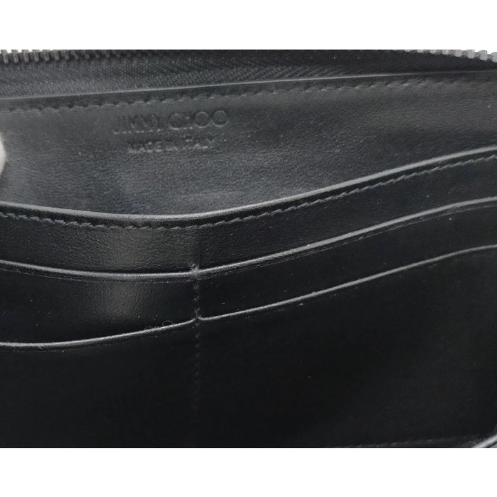 Jimmy Choo Yellow Zip Around Wallet