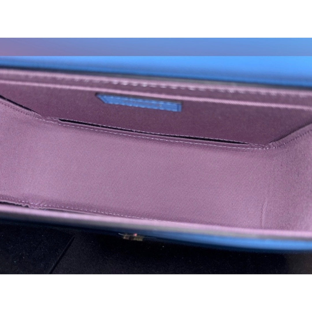 NWT Versace La Medusa Blue Leather Shoulder Crossbody Bag Purse MSRP $1100