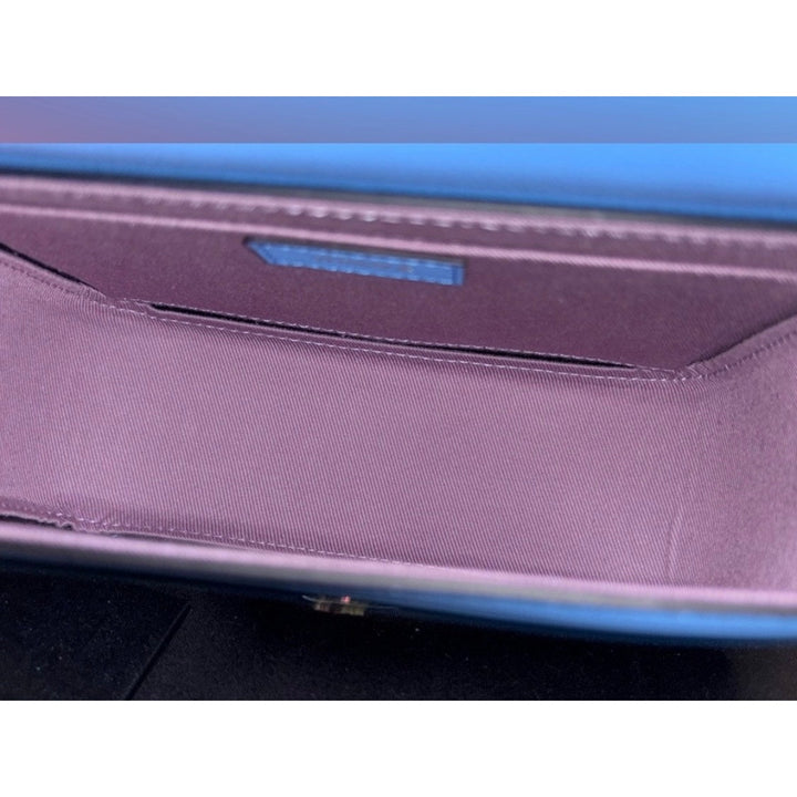 NWT Versace La Medusa Blue Leather Shoulder Crossbody Bag Purse MSRP $1100