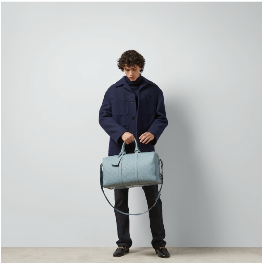 Gucci GG Rubber-Effect Medium Duffle - NWT