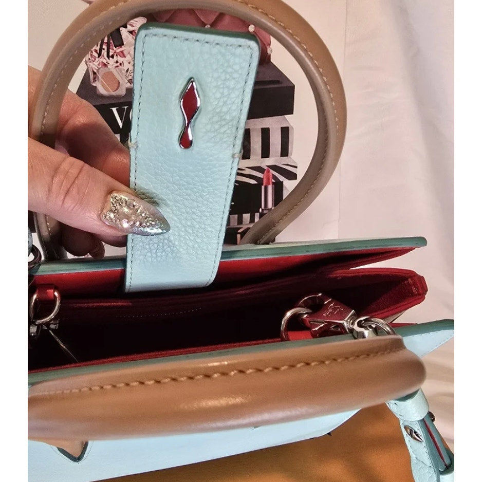 Christian Louboutin Paloma Leather Two Way Tote Bag W/ Dust Bag EUC