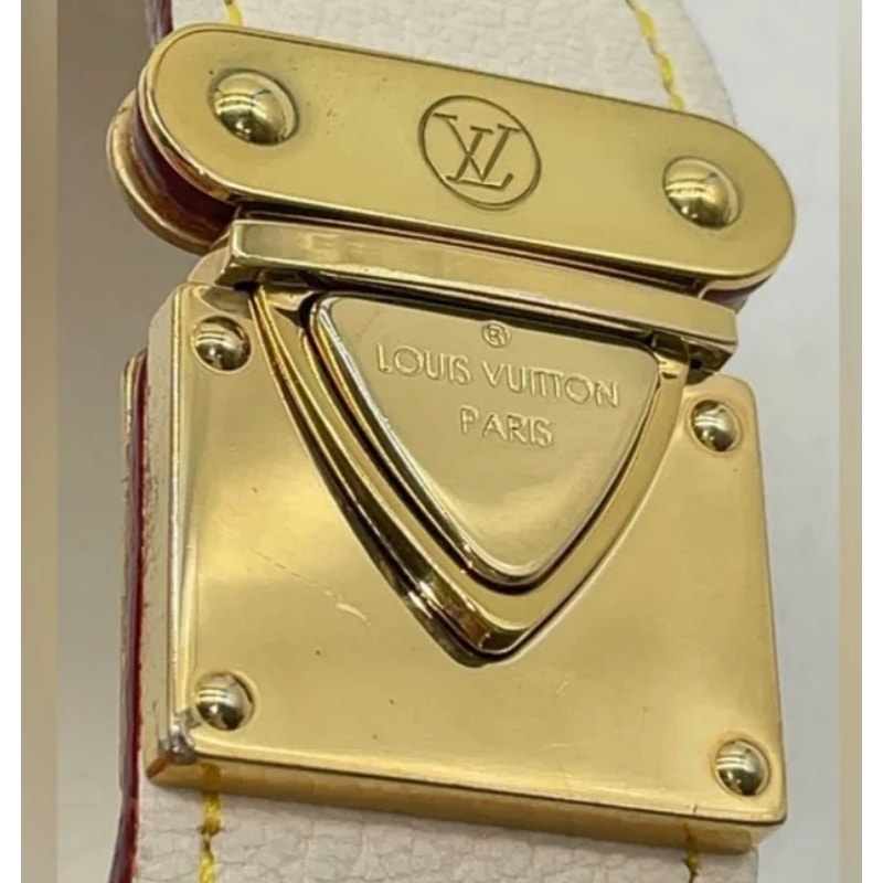 Authentic Louis Vuitton Suhali Leather Koala Bracelet with Box, Dust bag, & Card