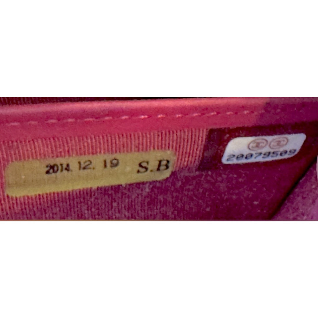 Chanel Patent Calf Skin Zip Around Wallet