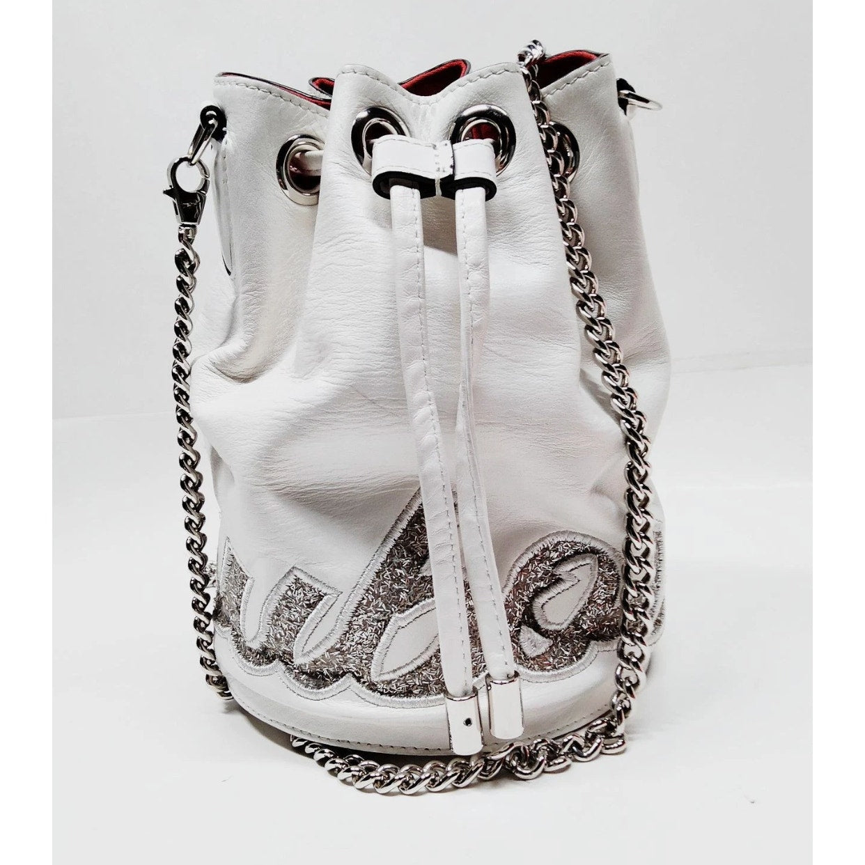 CHRISTIAN LOUBOUTIN MARY JANE BUCKET BAG EUC