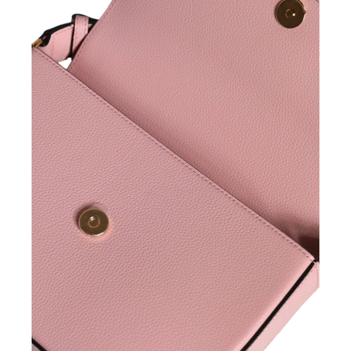 Versace Virtus Engraved Pink Rose Calf Leather Shoulder Crossbody Bag NWT $1,550