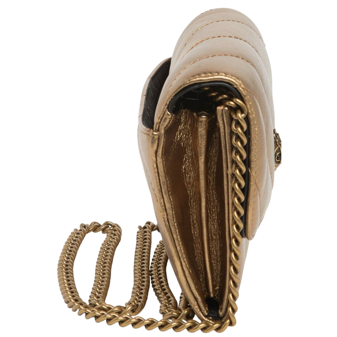 Kurt Geiger London SoHo Wallet on Chain BRONZE