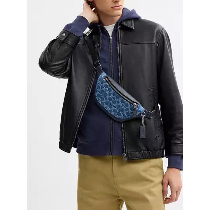 Warren Mini Belt Bag
In Signature Denim NWT