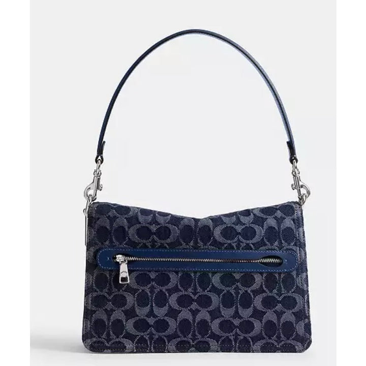 Coach Tabby Sugnature Denim 15 NWT