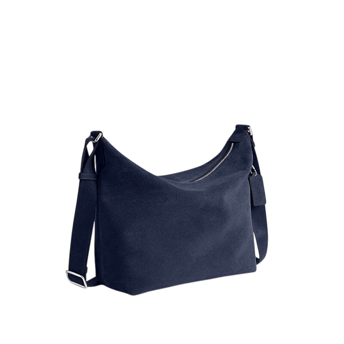 Coach Finn Hobo 32 Navy Suede NWT