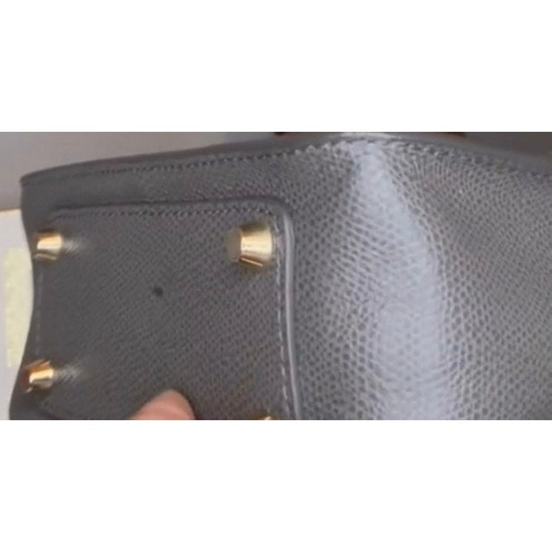 Furla Metropolis Leather & Pink Leopard CalfHair Crossbody W Lock & Key