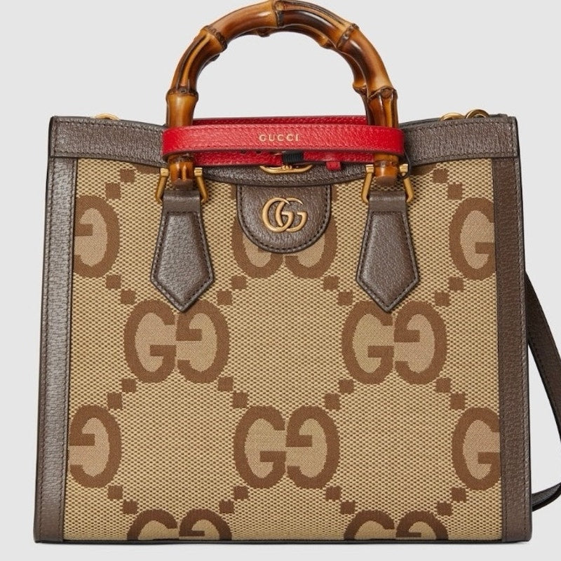 mkongwe Gucci - Diana Small Jumbo GG canvas tote bag NWT with Matching Wallet