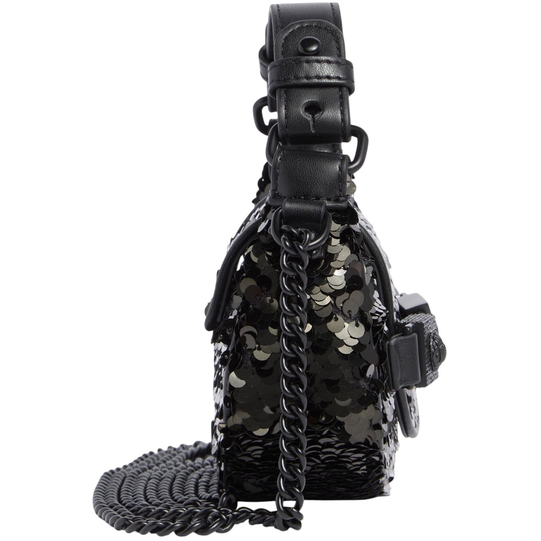 Kurt Geiger London Micro Kingsley Sequin Hobo Bag NWT