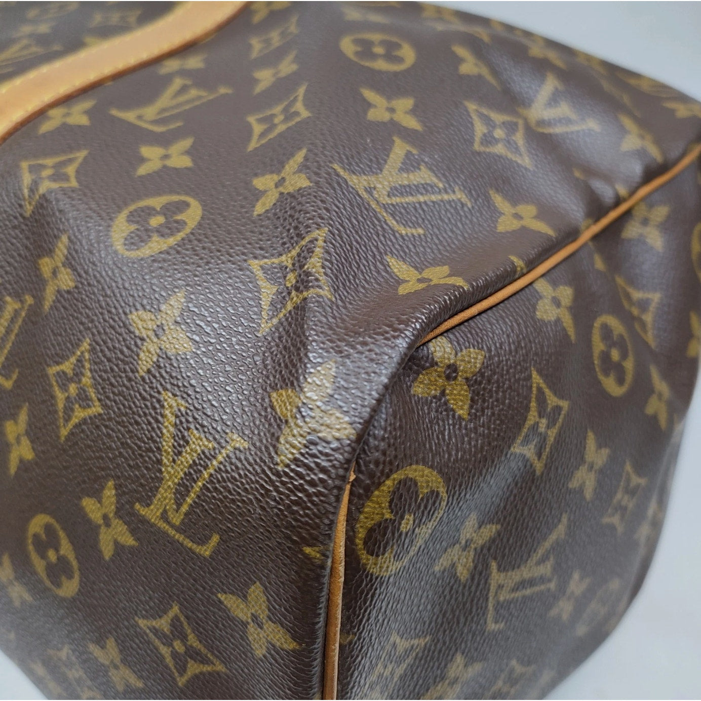 Louis Vuitton LV Boston Bag Sac Souple 45 Brown Monogram
