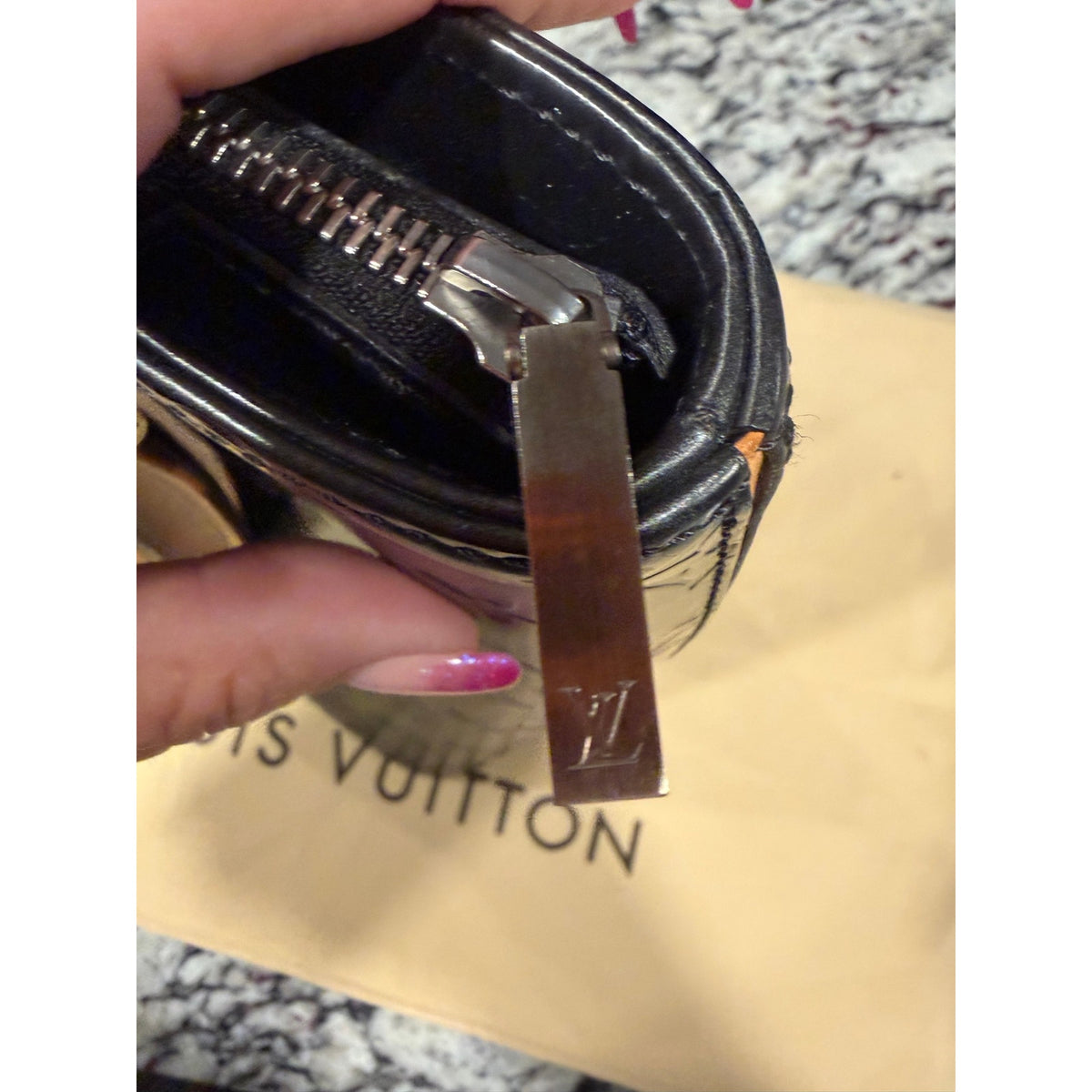 Louis Vuitton Monogram Mat Stockton tote bag black,monogram pattern & Wallet