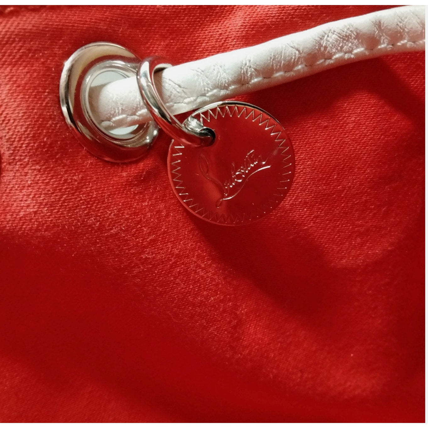 CHRISTIAN LOUBOUTIN MARY JANE BUCKET BAG EUC