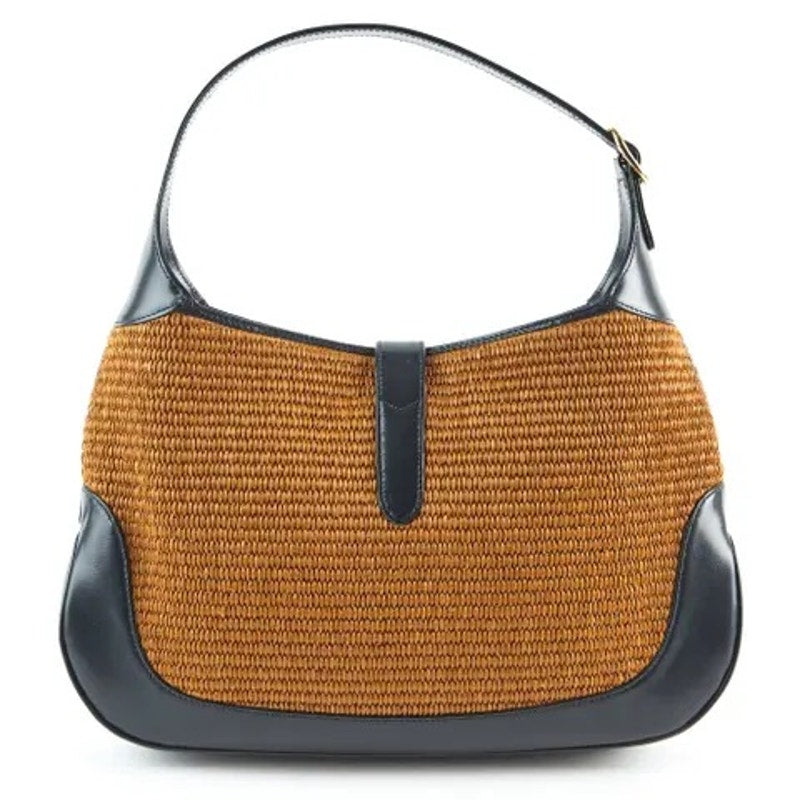 Gucci Raffia Jackie with piston lock NWT