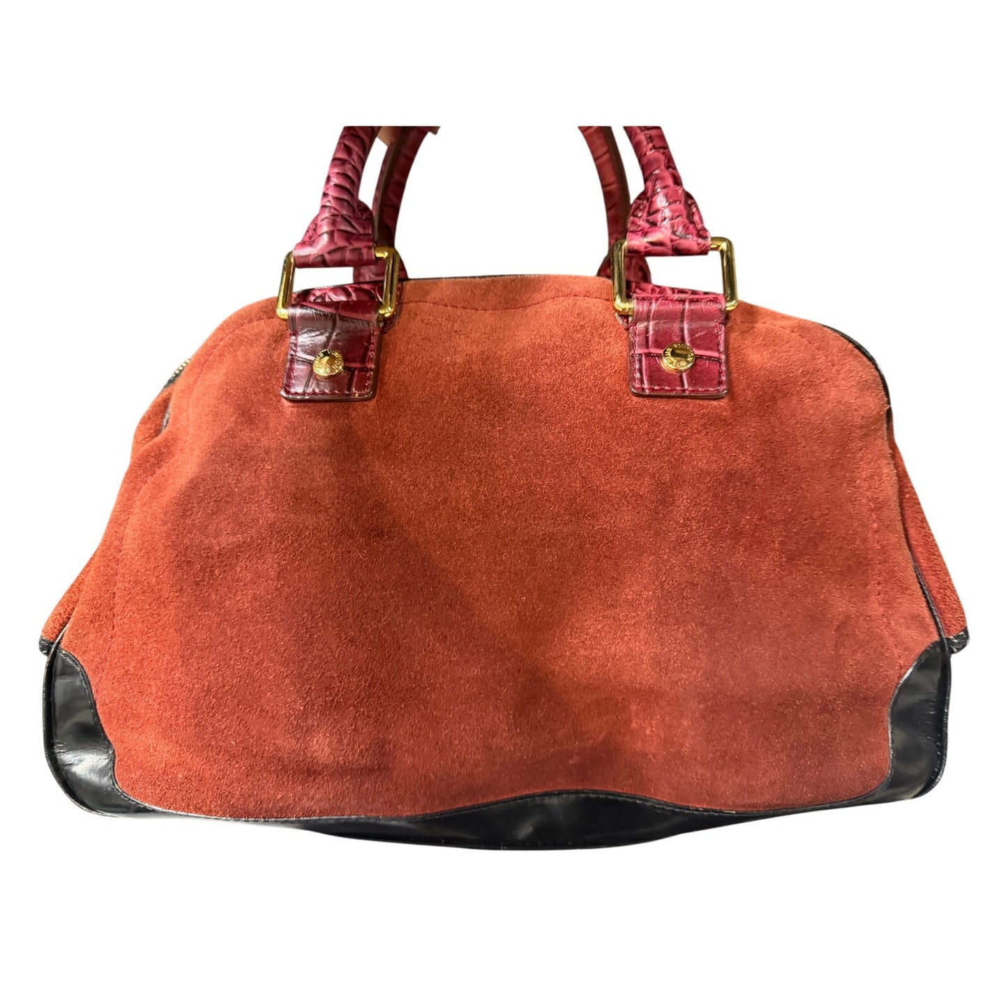 LOUIS VUITTON LIMITED EDITION HAVANE STAMPED TRUNK PM SUEDE CROCODILE LEATHER