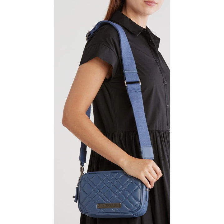 Kurt Geiger London Brixton Leather Camera Bag - 8 2/3"W x 6"H x 5 1/2"D