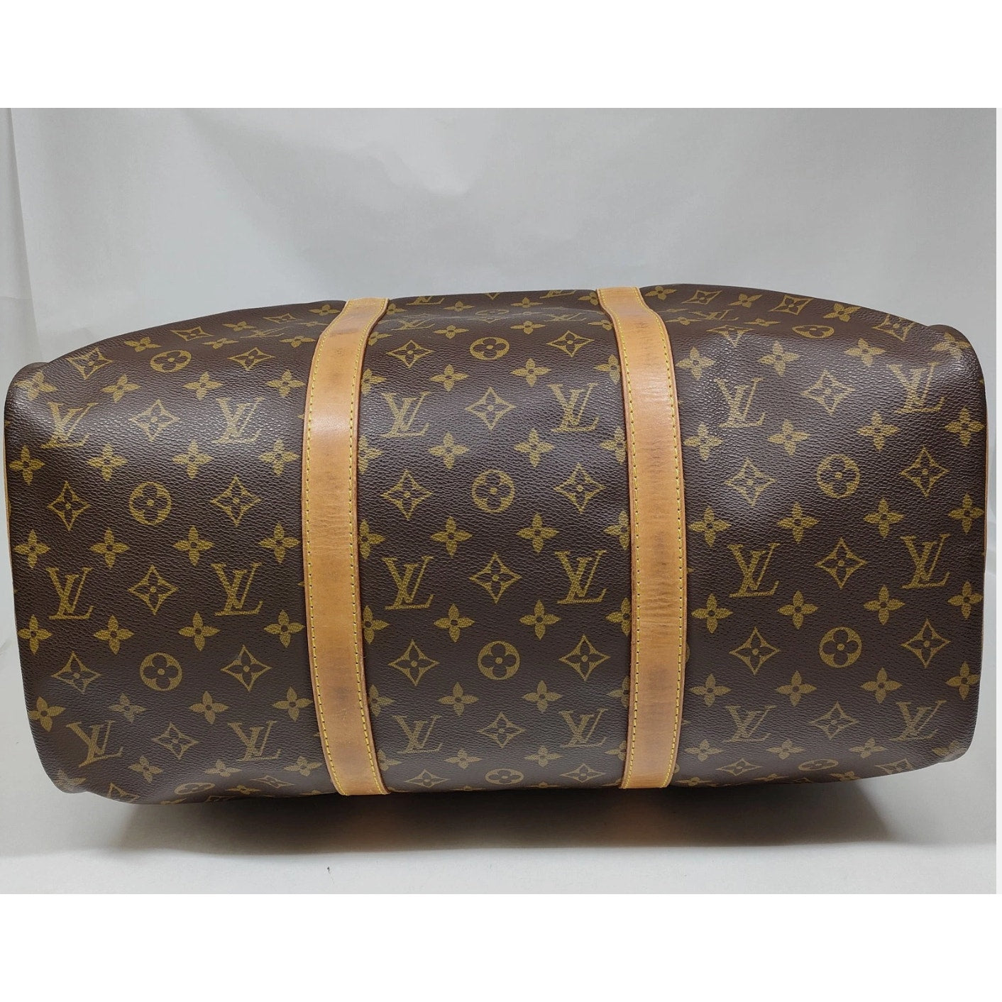 Louis Vuitton LV Boston Bag Sac Souple 45 Brown Monogram