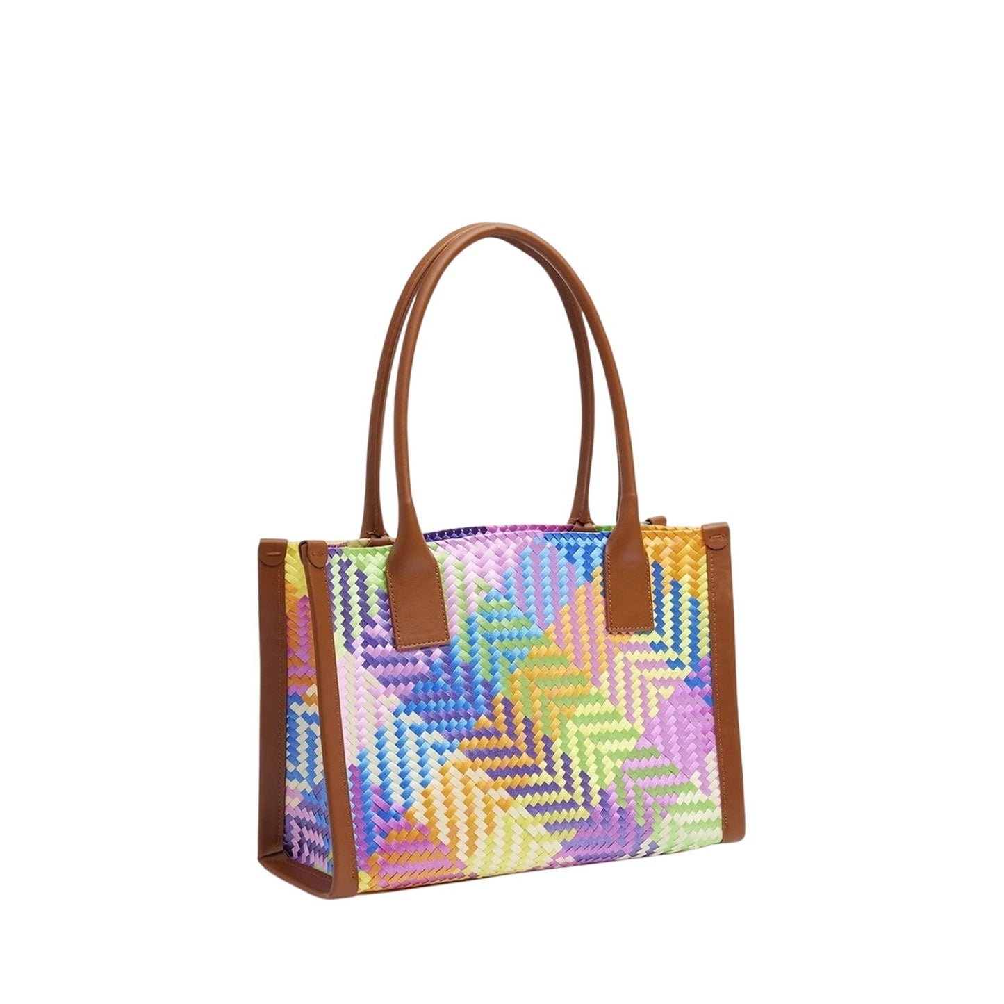 Christian Louboutin BY MY SIDE Multicolor Woven Tote LARGE MSRP $1690