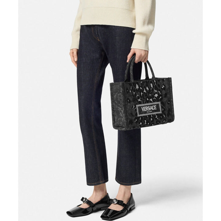 Versace Limited Edition Leopard BaRocca Athena with Guitar Strap