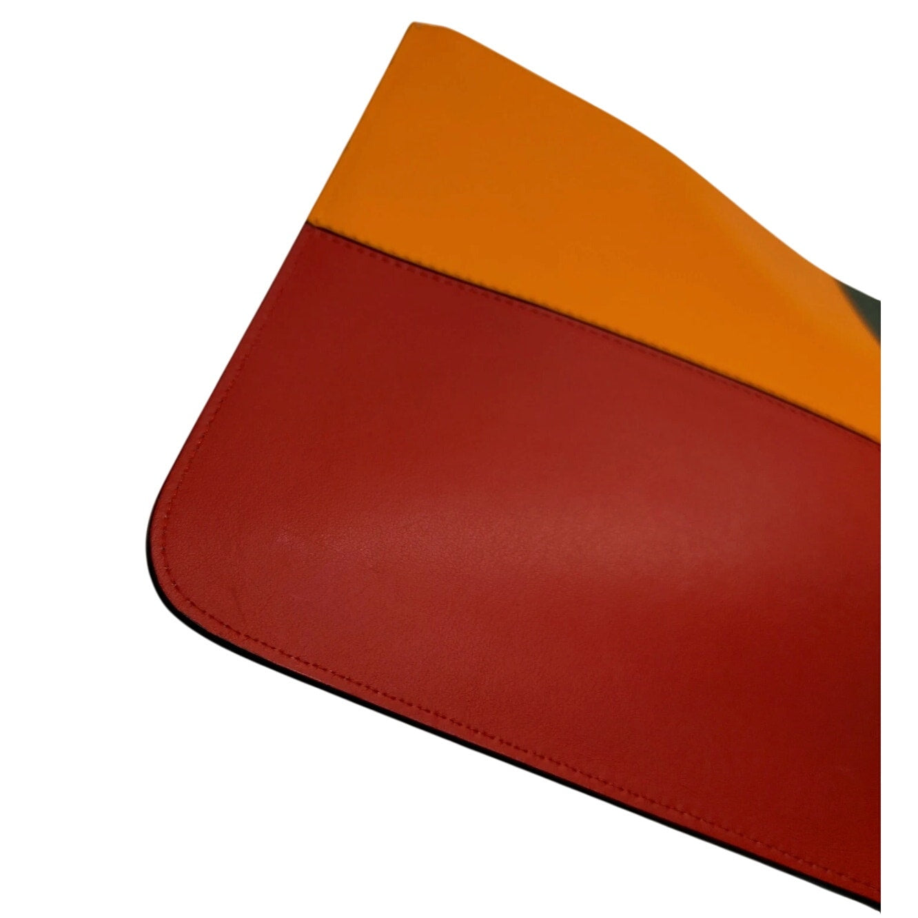 Burberry Clutch Bag Multi Color Leather EUC