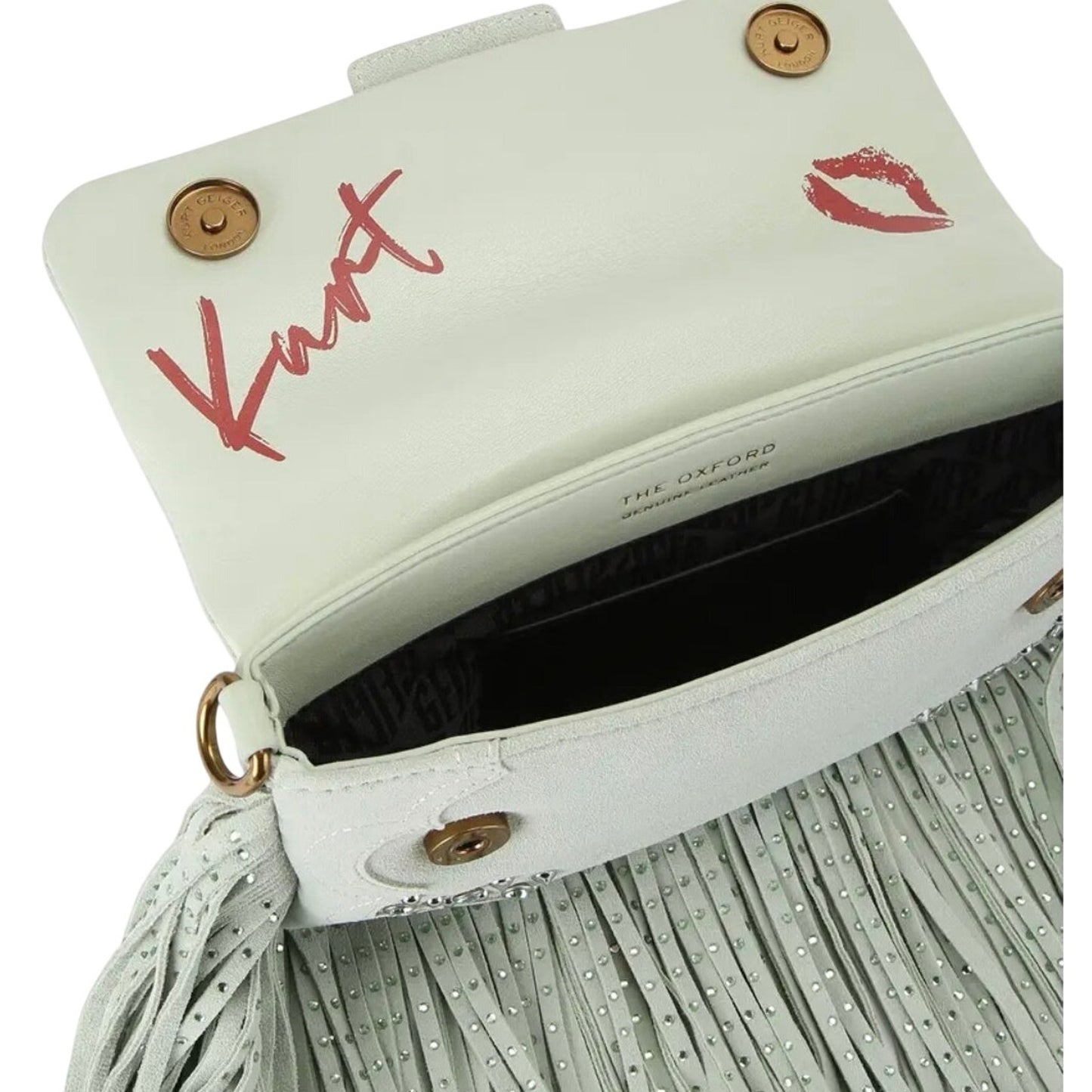 Kurt Geiger London OXFORD FRINGE SHOULDER BAG