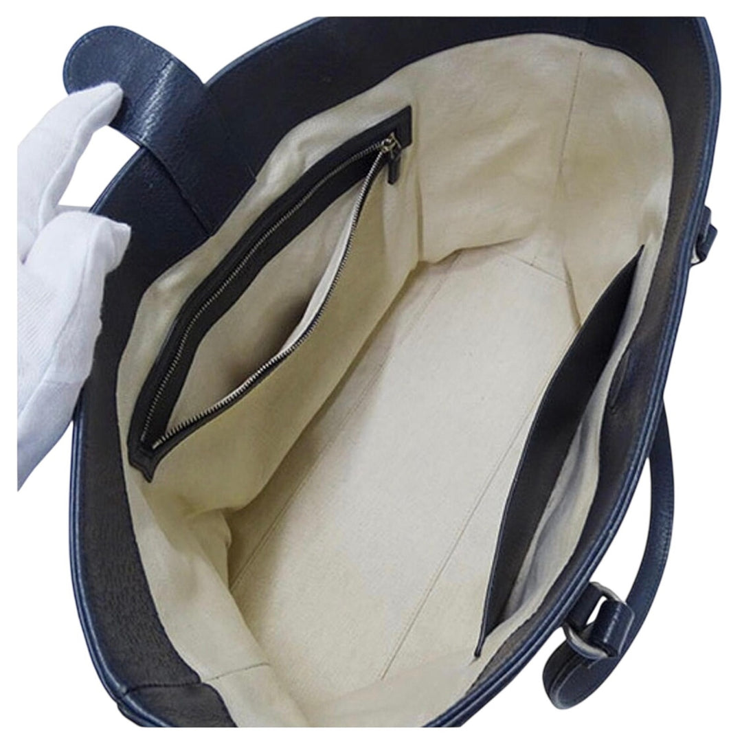 GUCCI Ophidia Gg Supreme Canvas Tote Bag Navy