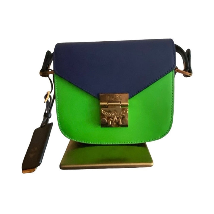 MCM Two Tone Shoulder Bag