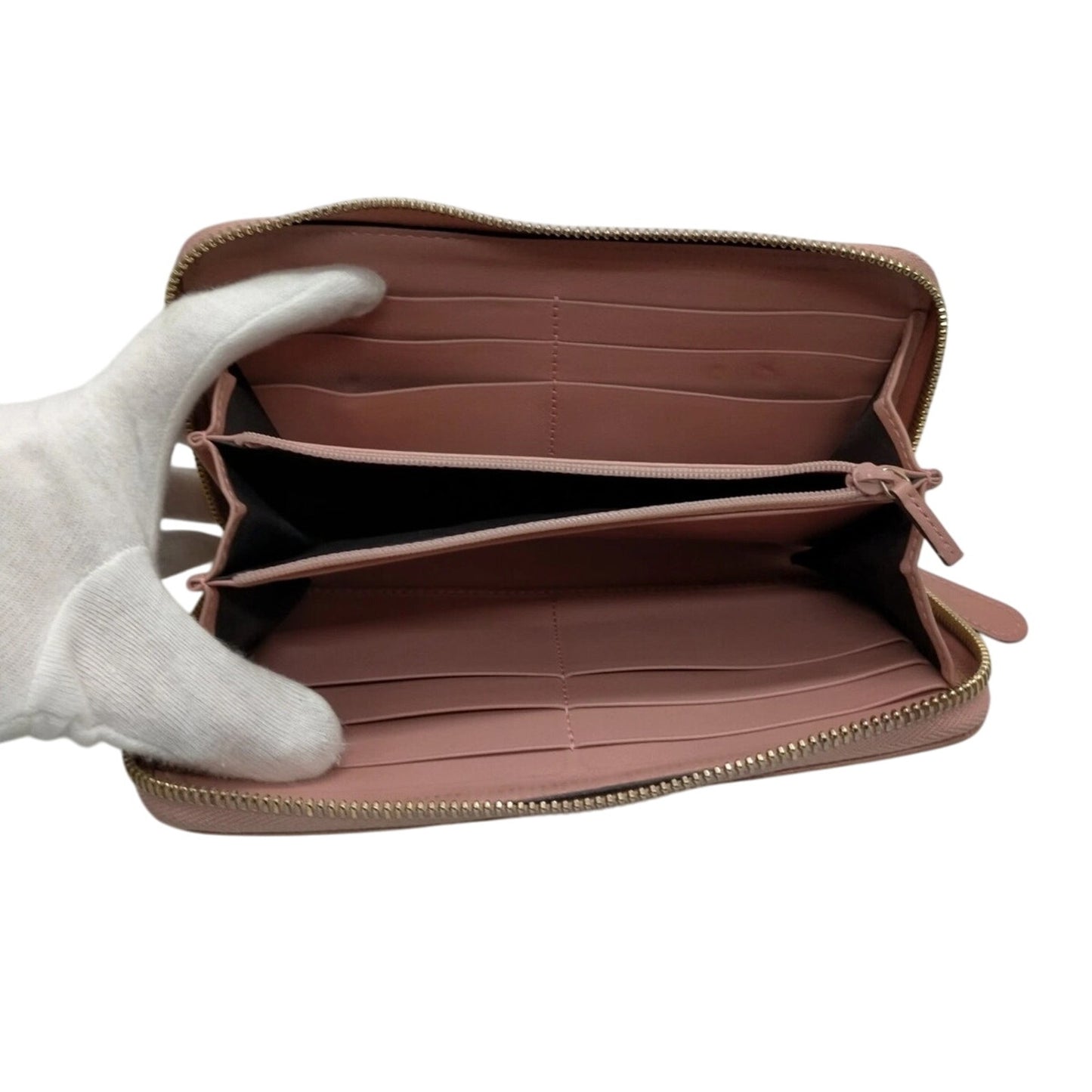Gucci Guccissima Long Pink Wallat