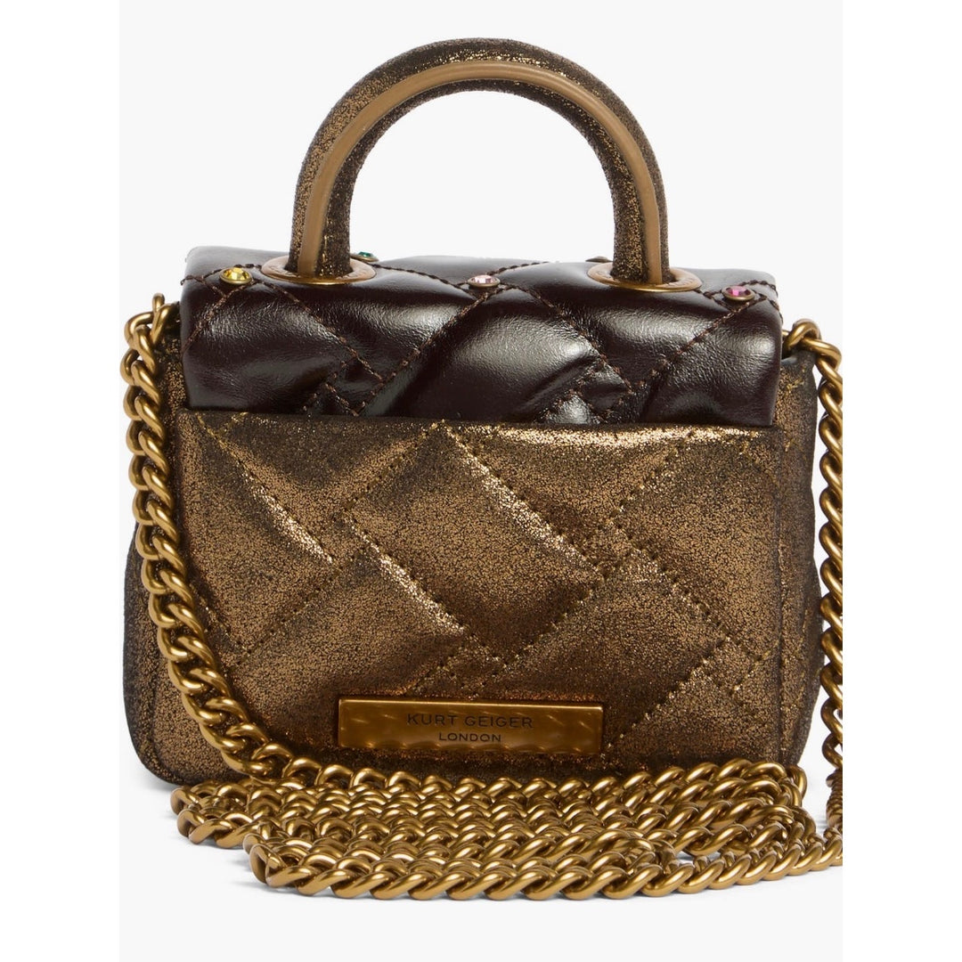 Kurt Geiger London Micro Kensington Leather Fringe