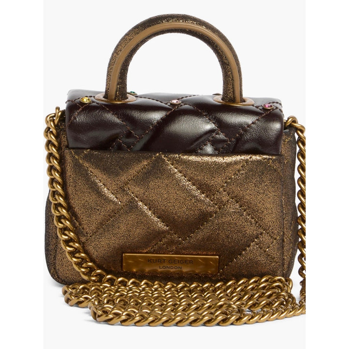 Kurt Geiger London Micro Kensington Leather Fringe