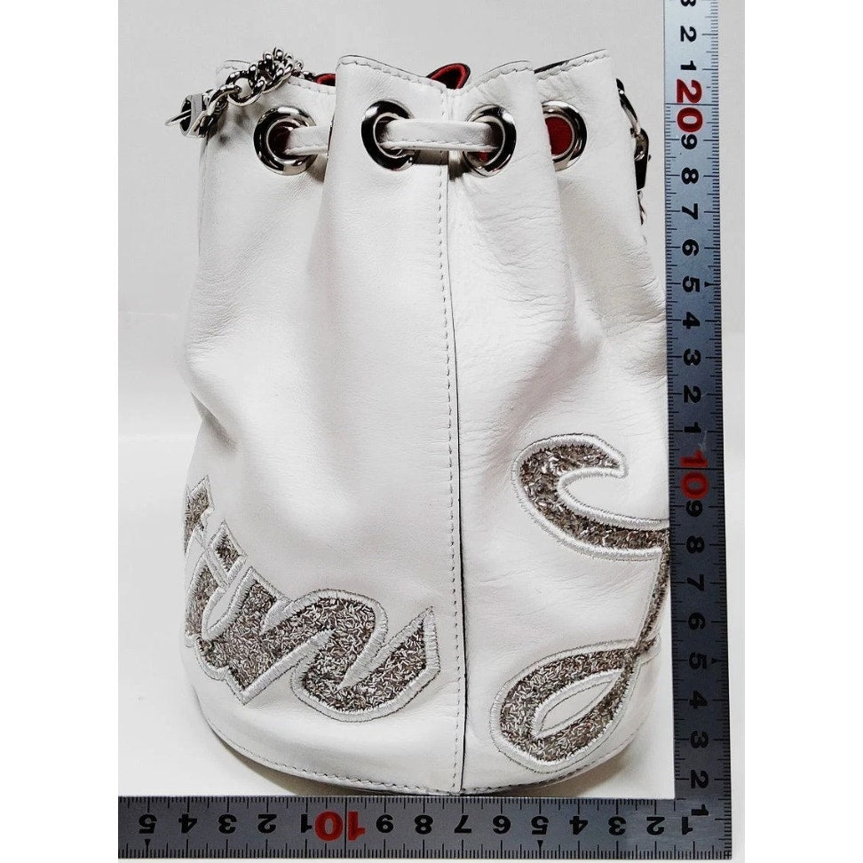 CHRISTIAN LOUBOUTIN MARY JANE BUCKET BAG EUC