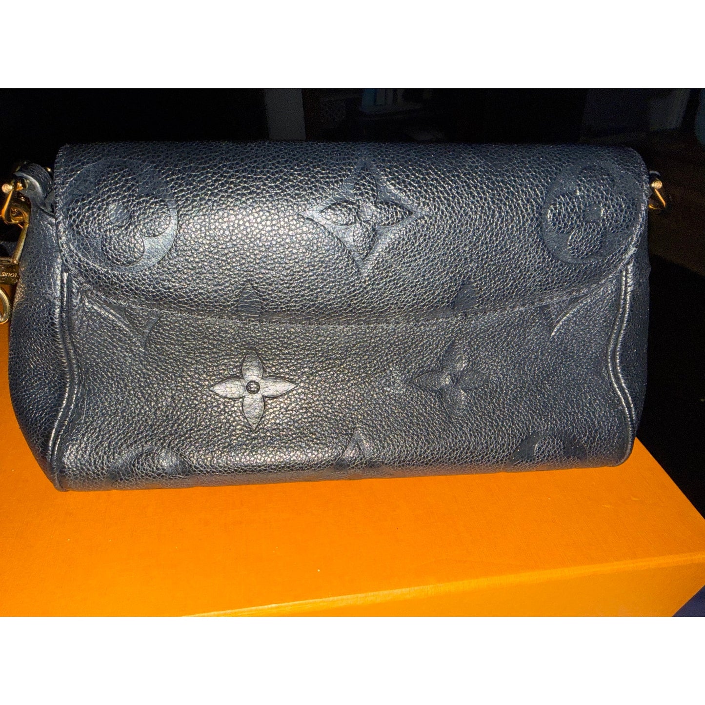 lillyscloset777 Louis Vuitton Favorite Black Empreinte Leather Used Once Full Inclusion